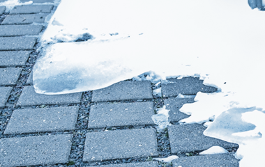 Eisbrücken sind nützliche Hilfen für LKW im Winter.