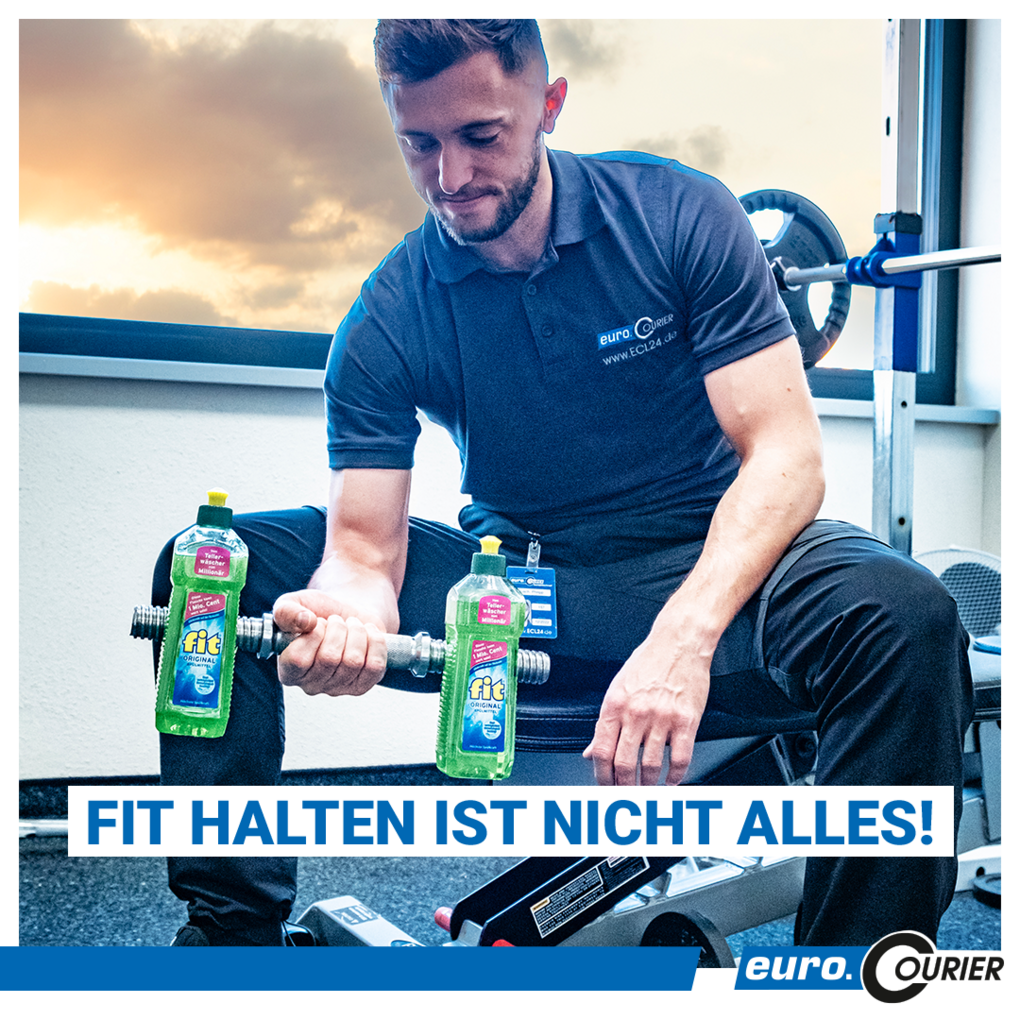 Eine Flasche Fit ist nicht nr Geschirrspülmittel, sondern auch eine Möglichkeit, sich fit zu halten. Super Jobs bei euro.COURIER.